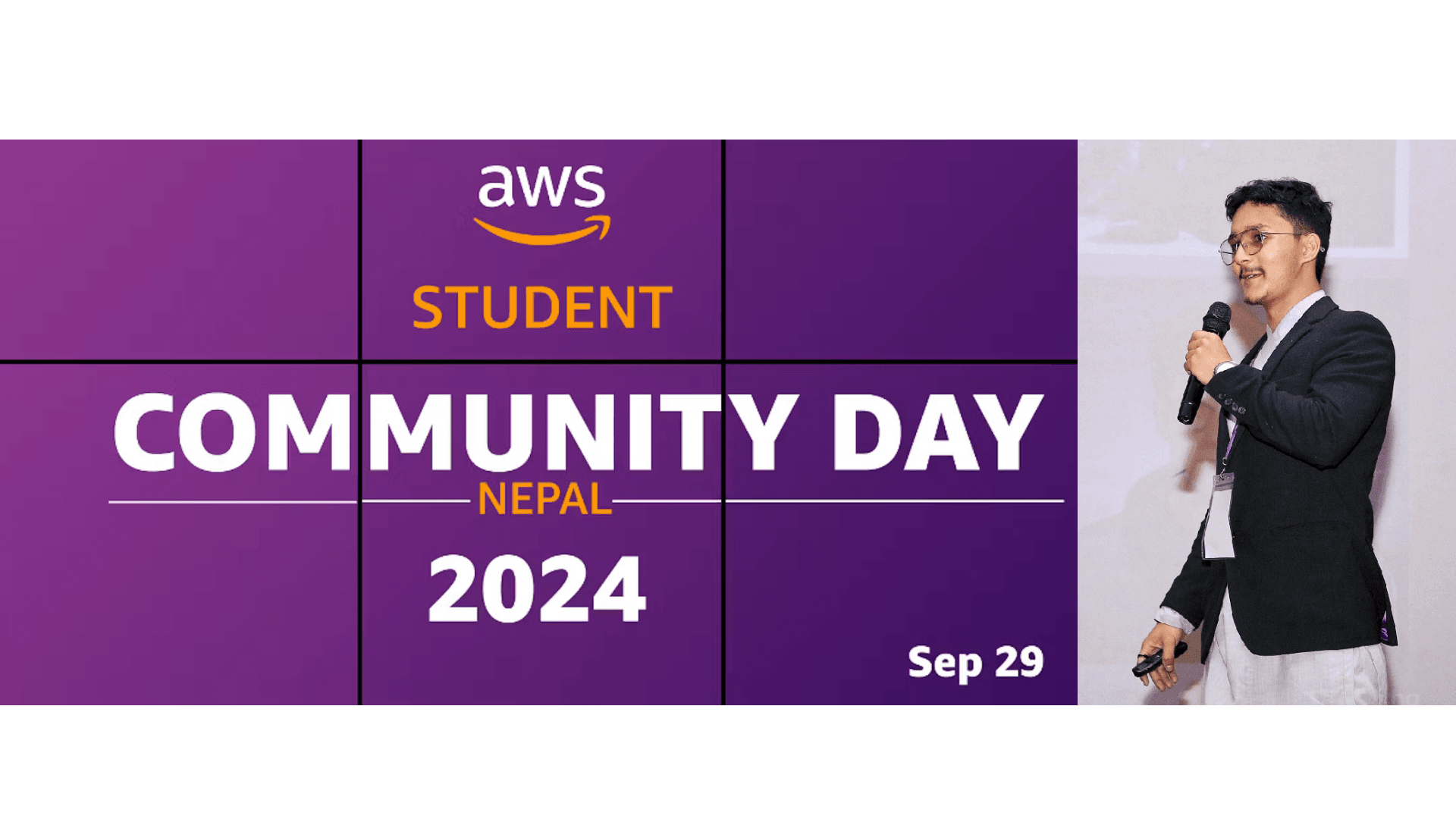 Behind the Scenes and Onstage: My Journey as Organizer and Speaker at Nepal's First AWS Student Community Day 2024